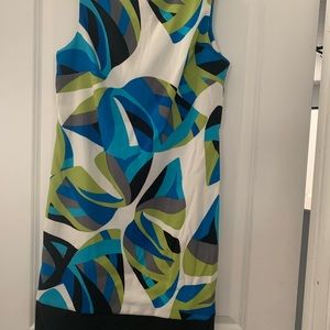 Women all occasion dress, multi color, size 10